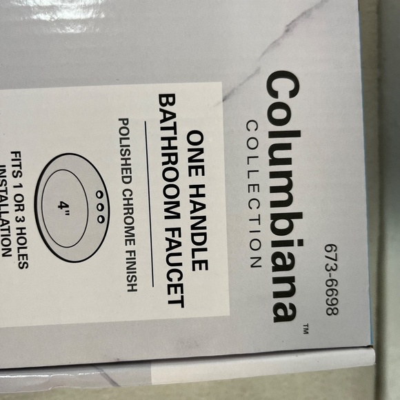 NIB Tuscany Coumbiana Collection Single Handle Faucet Polished Chrome Finish - Picture 3 of 8